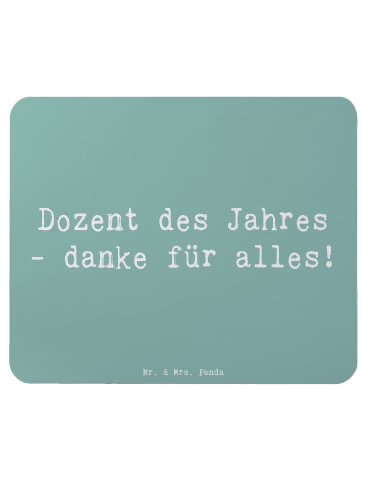 Mauspad Spruch Dozent des Jahres mit Spruch in Meeresbrise