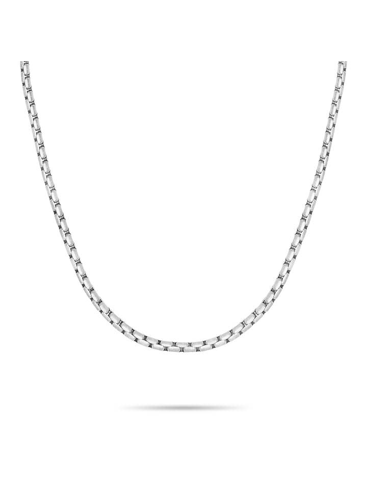 Halskette Round Basic in silber