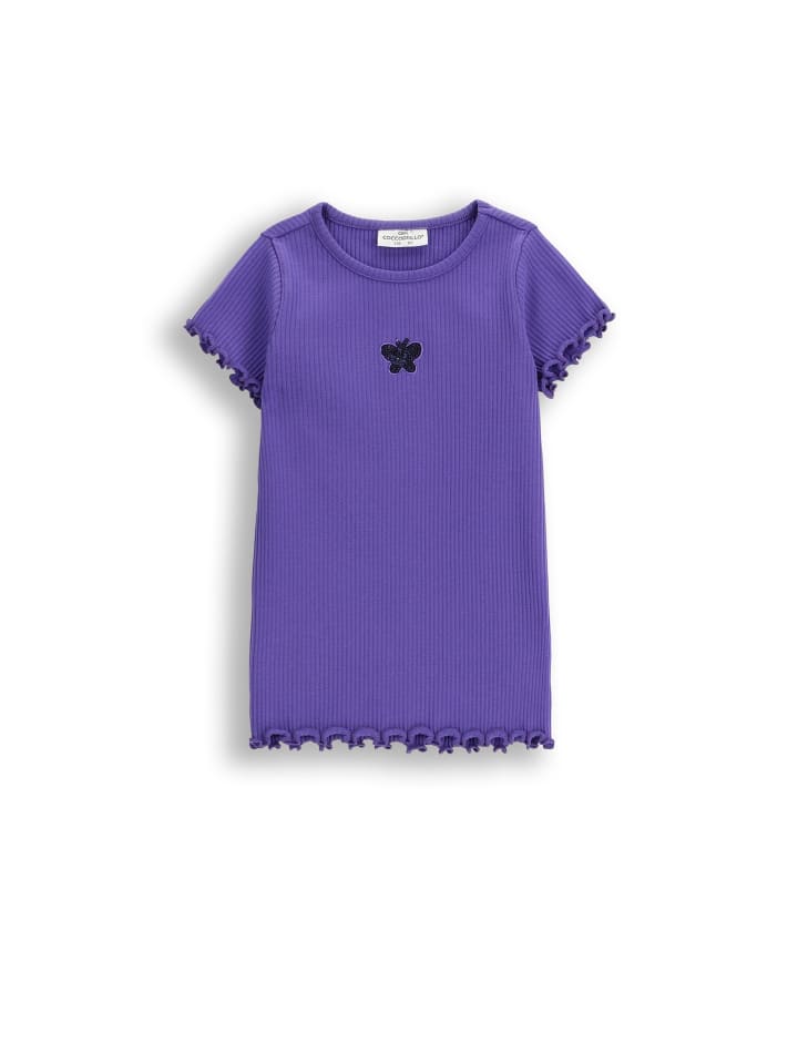 T-Shirt mit kurzen Ärmeln in violett