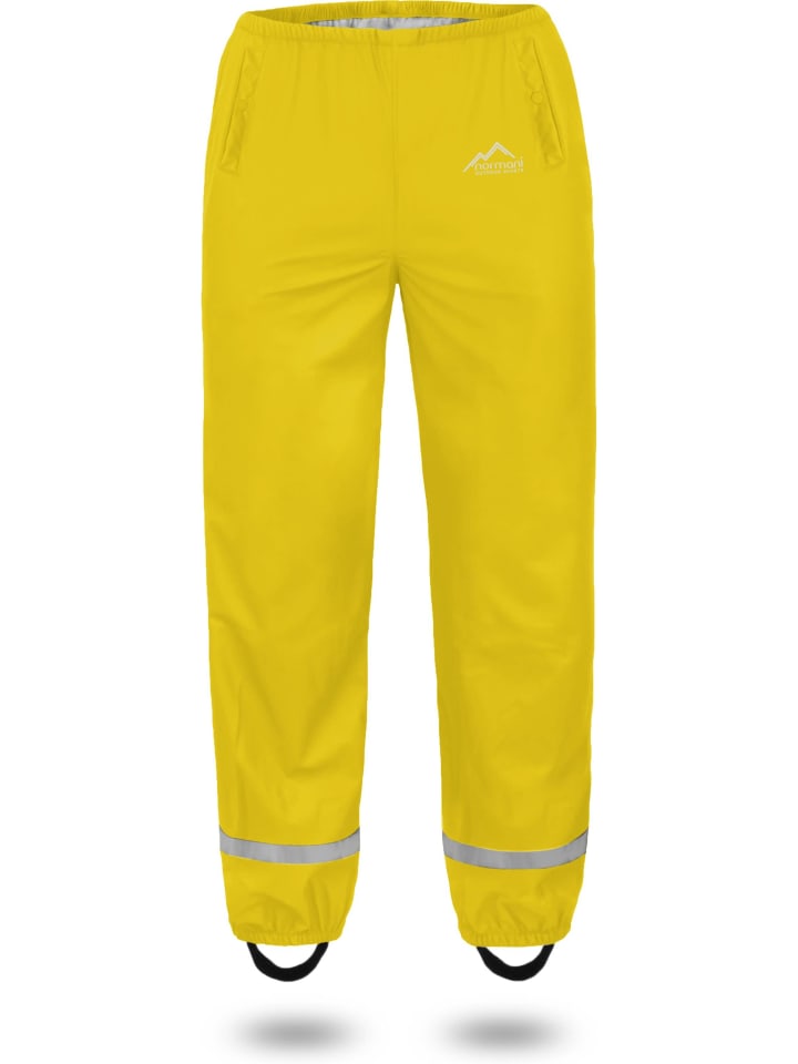 Kinder Regenhose York in Gelb
