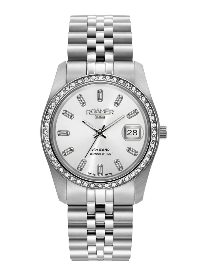 Quarzuhr für Damen in silber