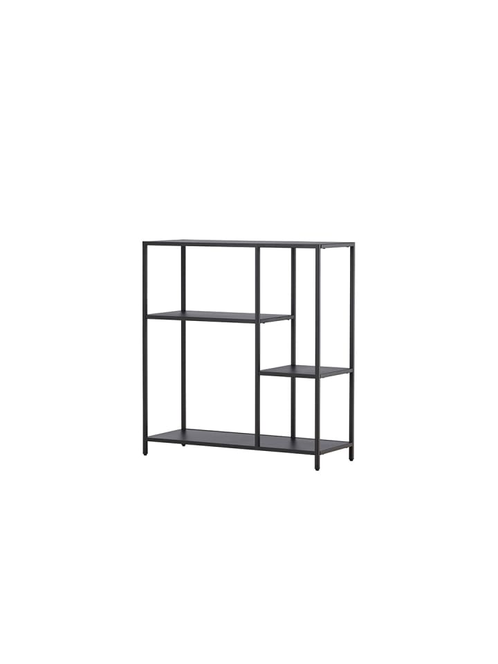 Regal Puno Schwarz 80 x 30 cm