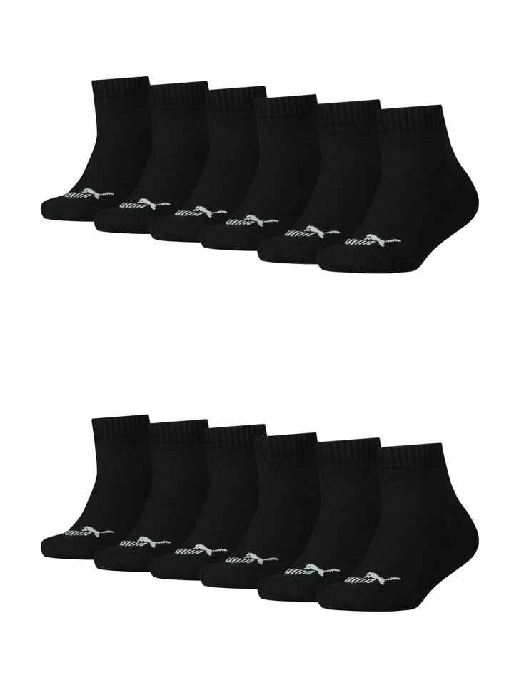 Socken PUMA KIDS QUARTER 12P in 200 - black