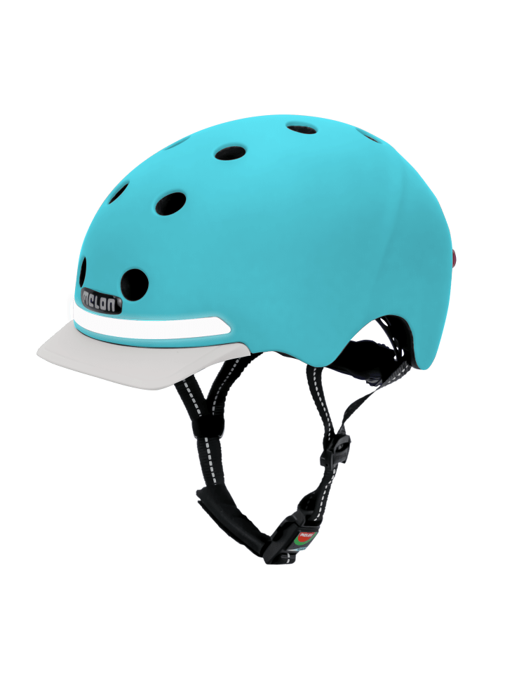 Melon Fahrradhelm mit Beleuchtung E-Series »Air« in blau