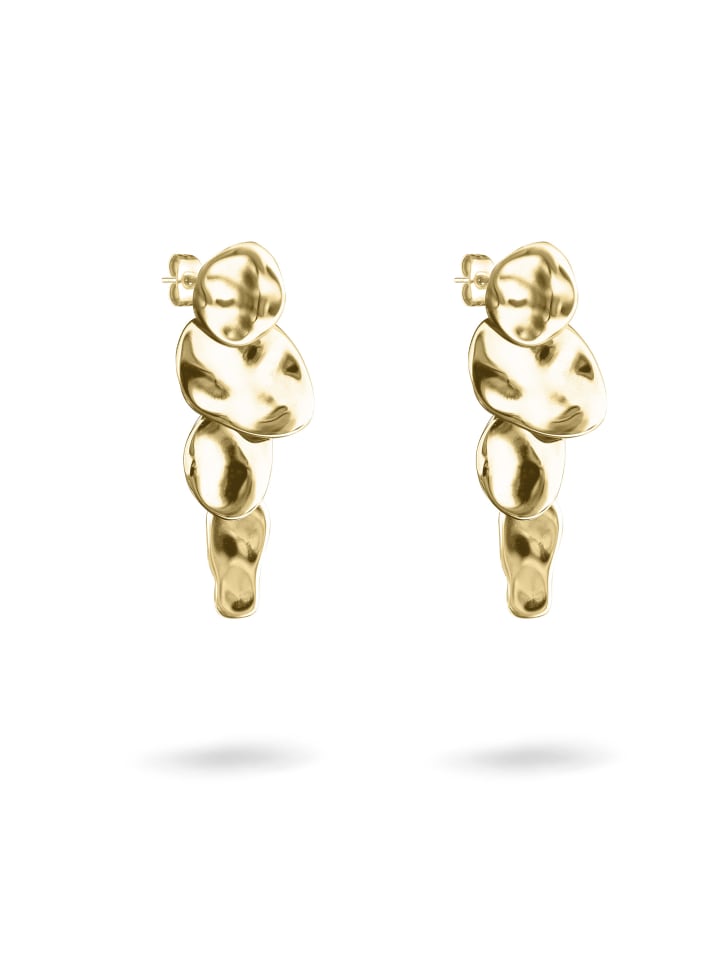 Ohrhänger Organic Shapes in gold