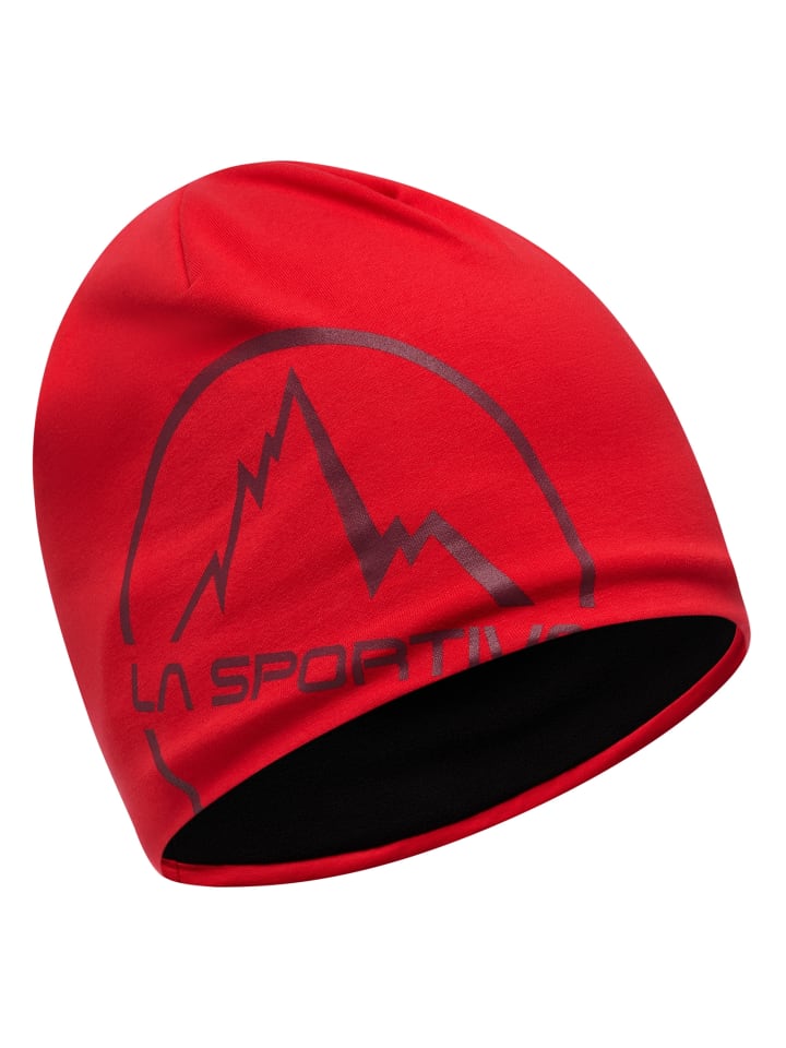 Circle Beanie in Rot