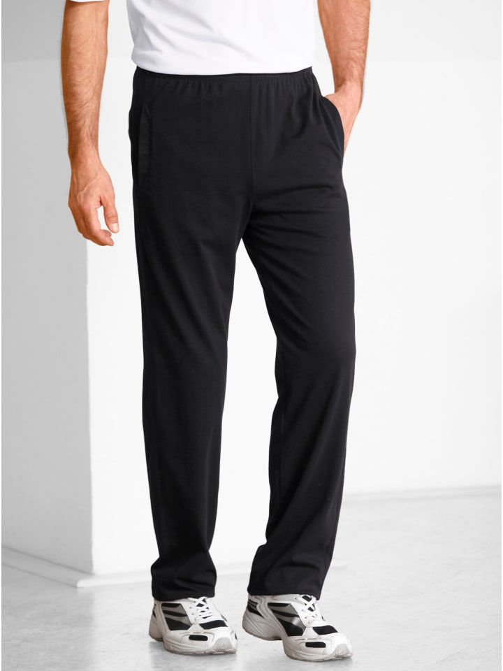 Freizeithose in schwarz + marine