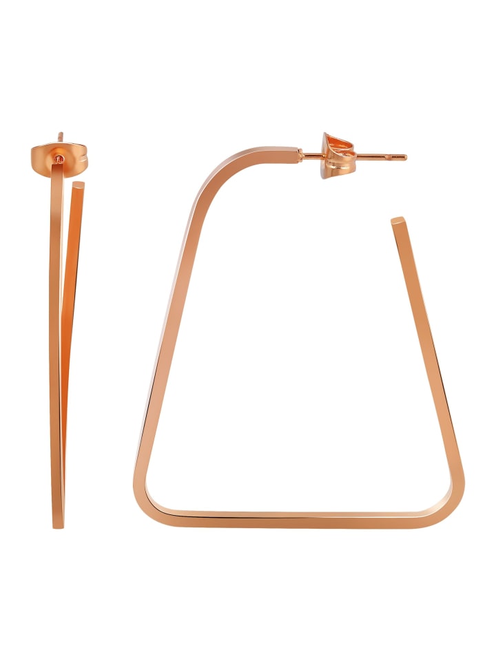 Damen Ohrringe – Ohrstecker aus Edelstahl in gold