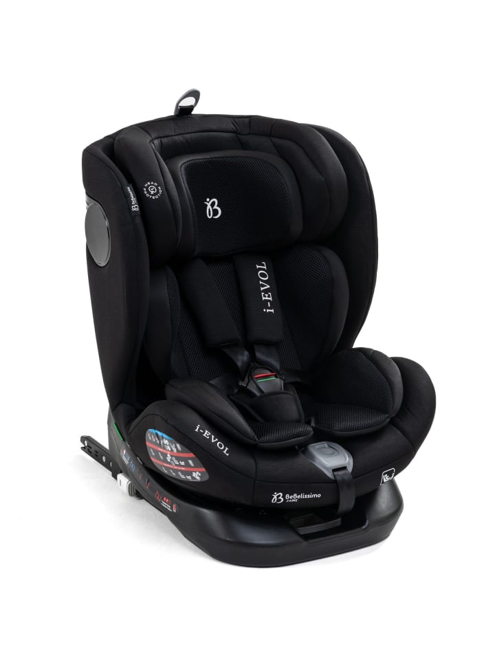 Kindersitz I-SIZE 40-150 cm, 360, Kinderautositz - Evol in Schwarz