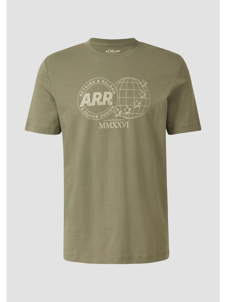 T-Shirt  in  78D1_olivgrün