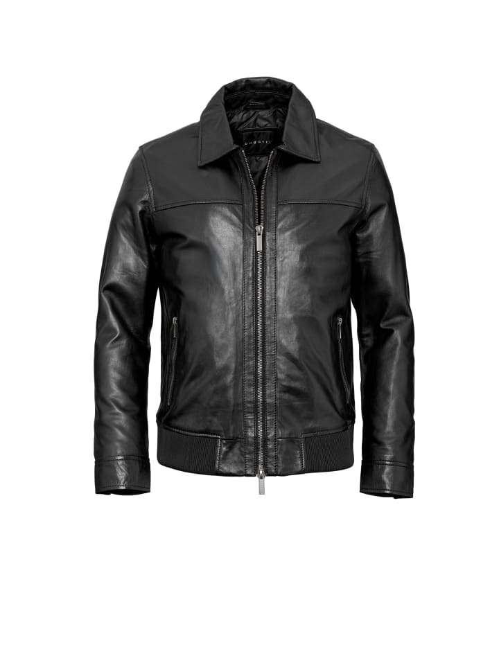 Lederjacke BUDANTE in schwarz
