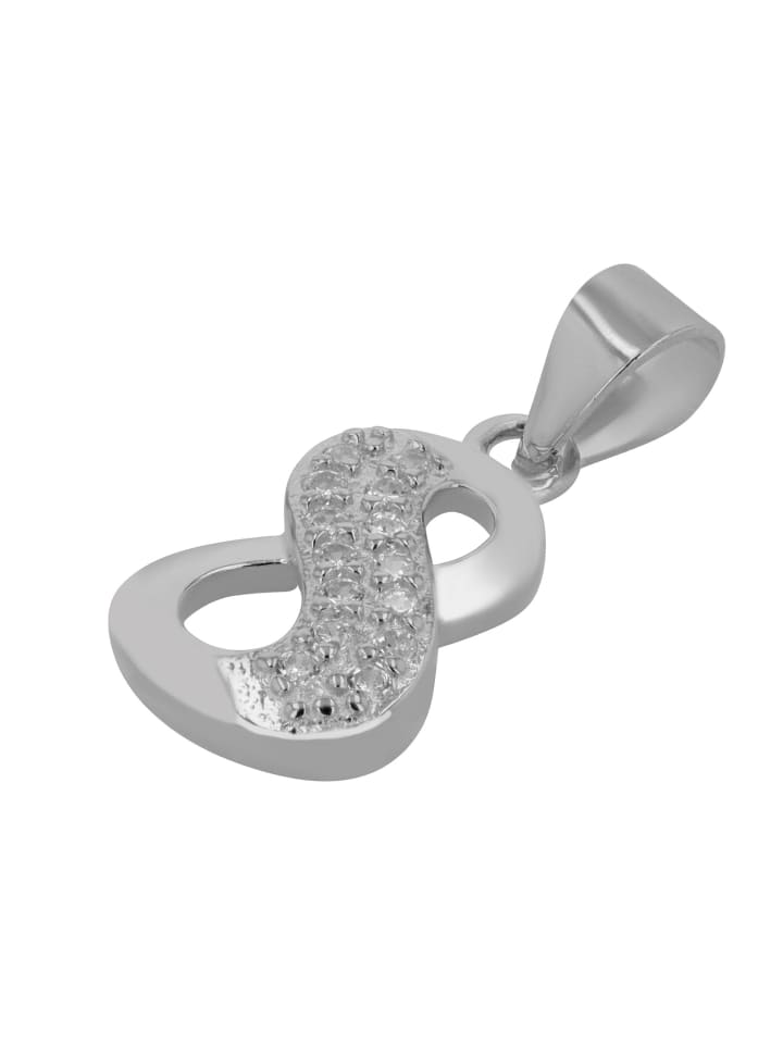 Damen Anhänger – Unendlichkeitszeichen Anhänger aus 925 Silber in silber