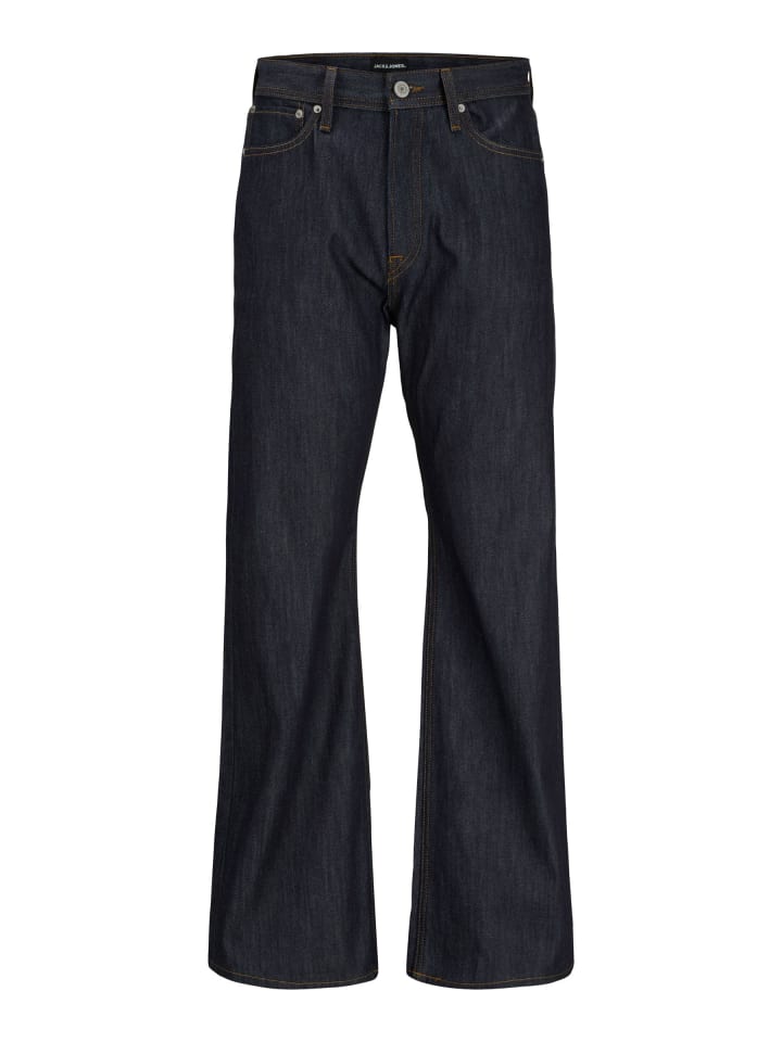 Jeans mit ausgestellter Passform in Blue Denim