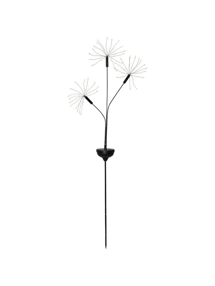 Dreiarmiger LED Solar-Leuchtstab ,Firework Solar', 90 LEDs, warmweiß,