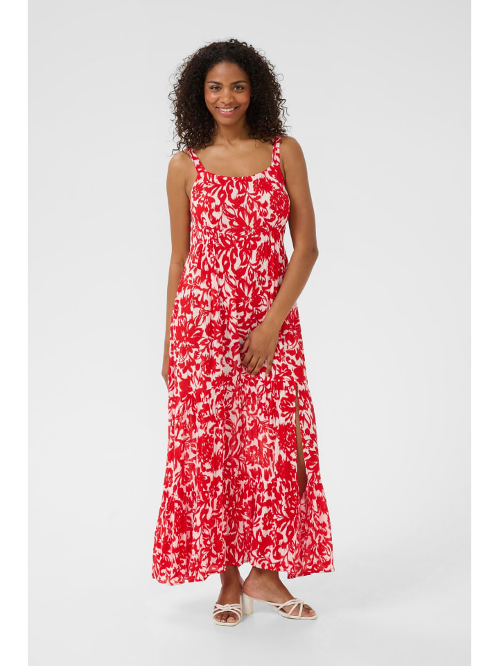 Kleid KAvalery A-shape in Red Flower Print