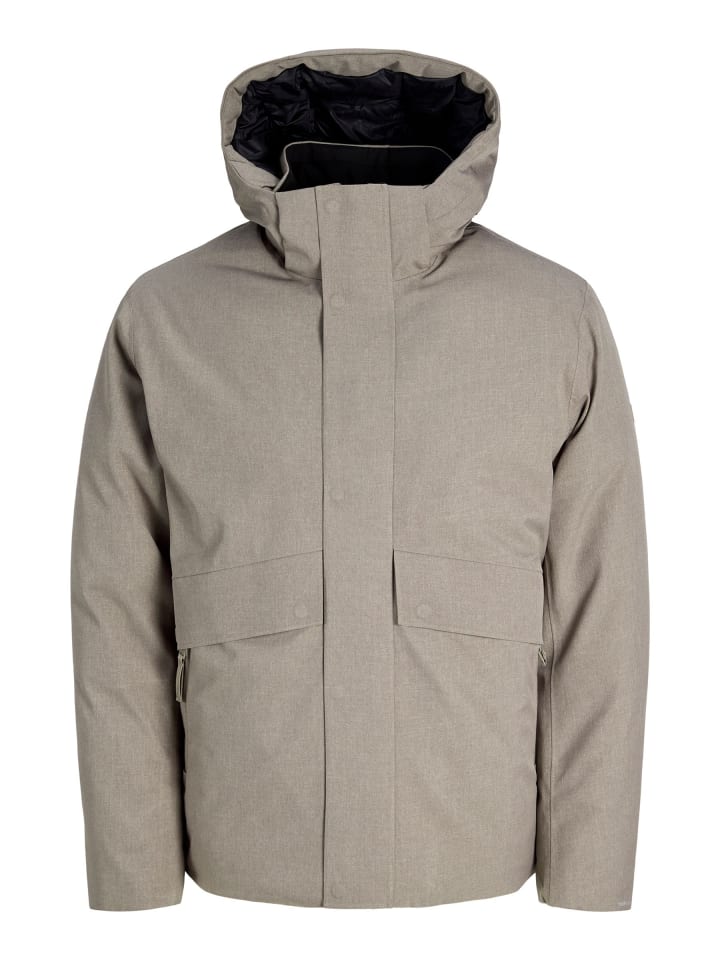 Jacke in Greige