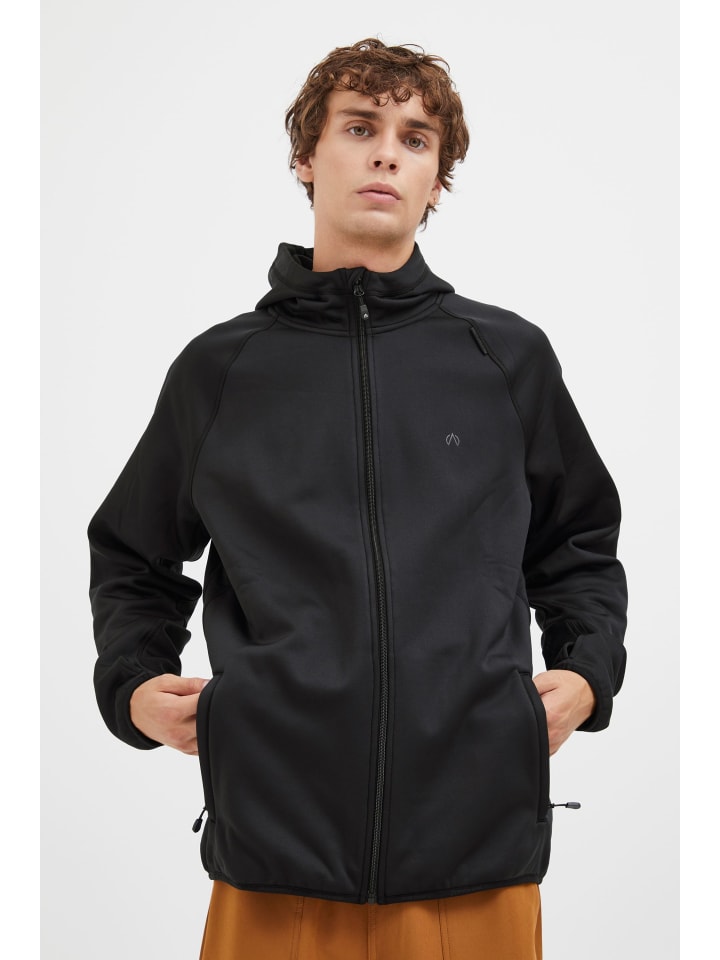 Fleecejacke NBBartos M in Schwarz