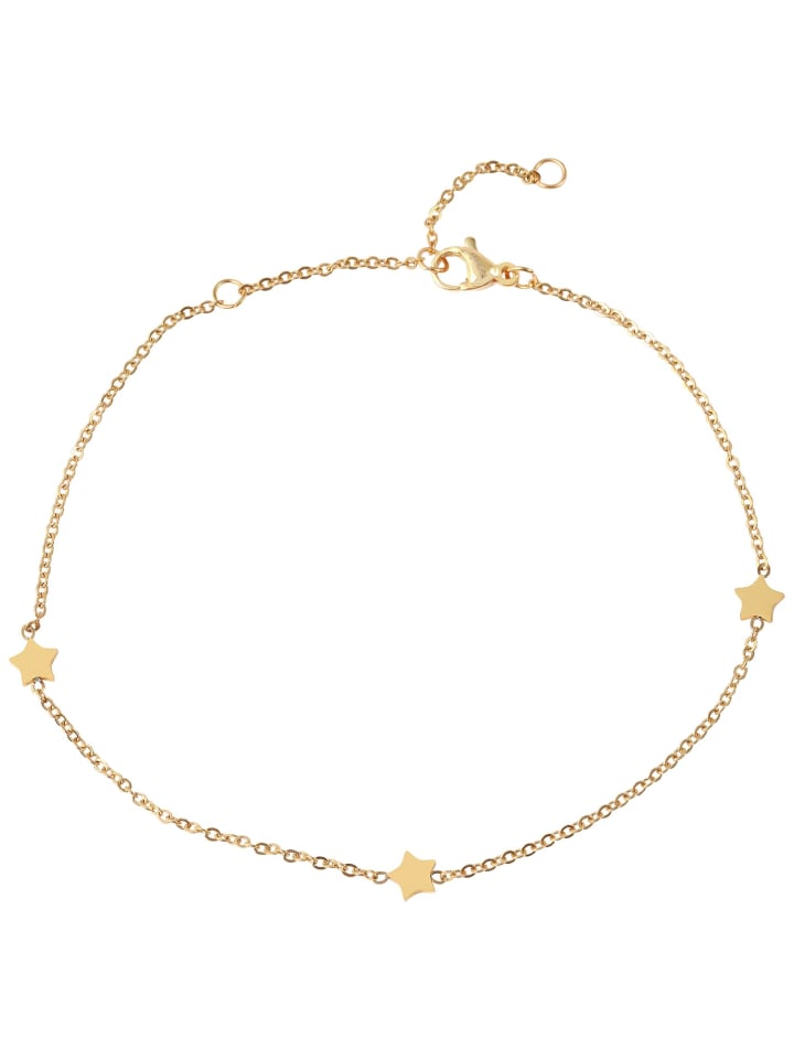 Damen Armband – Stern aus Edelstahl 22 cm in gold