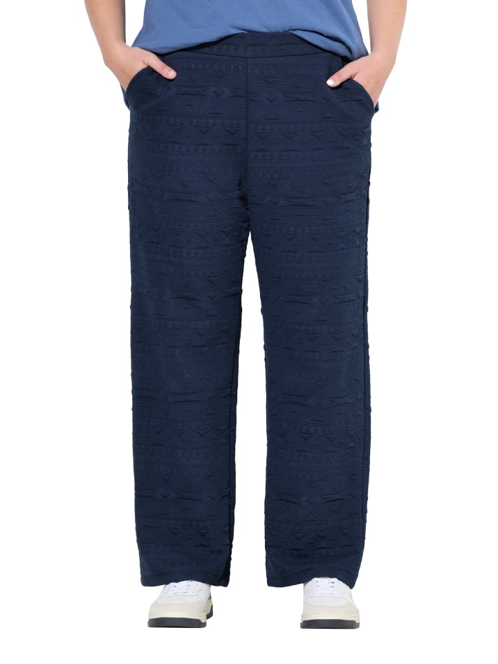 Schlupfhose in navy blau