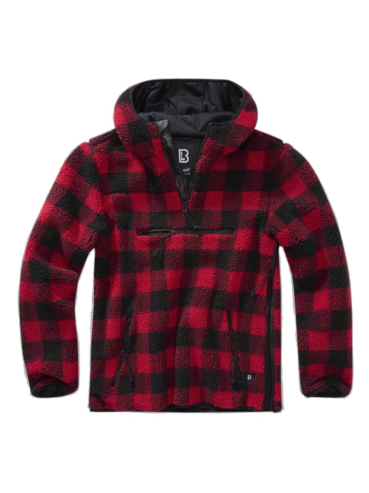Sweat & Fleece - Hoodies Zipthrough in red/black