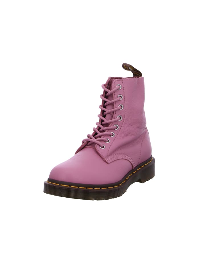 Schnürstiefelette in rosa