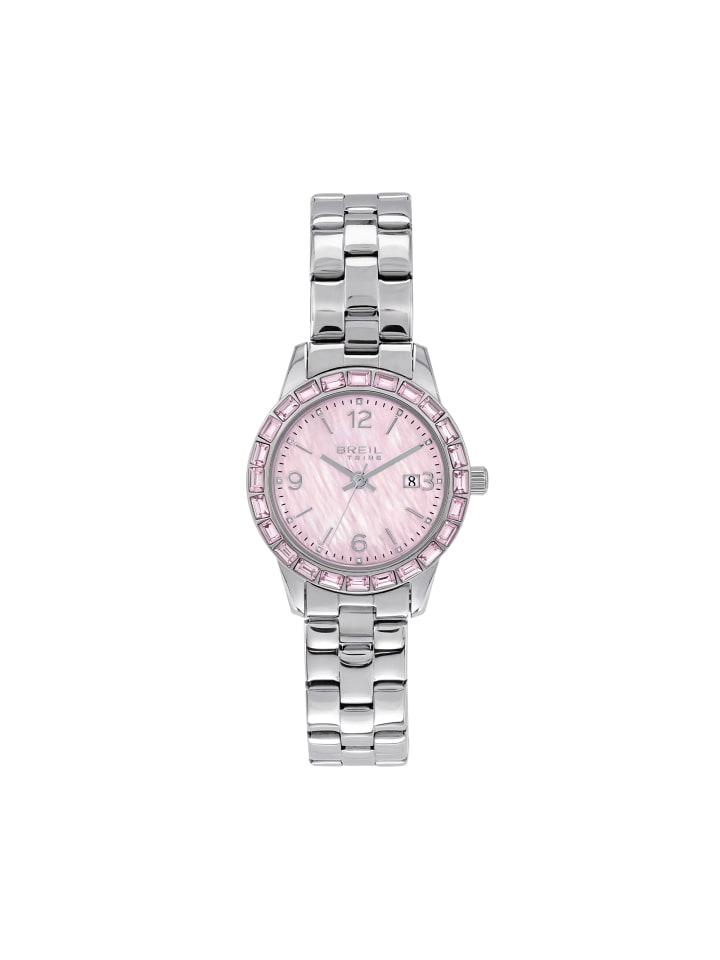 Analoguhr glow and go pink