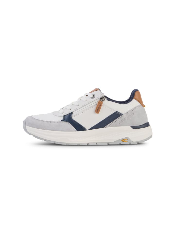 Sneaker mit Seitenzipper in weiß