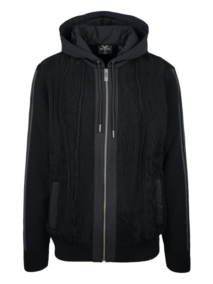 Hoodie mit Reißverschluss Fieri in Schwarz