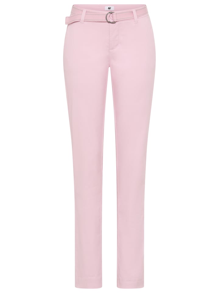 Chinohose in rosa