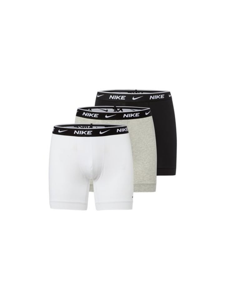Boxershorts in schwarz grau - 0002