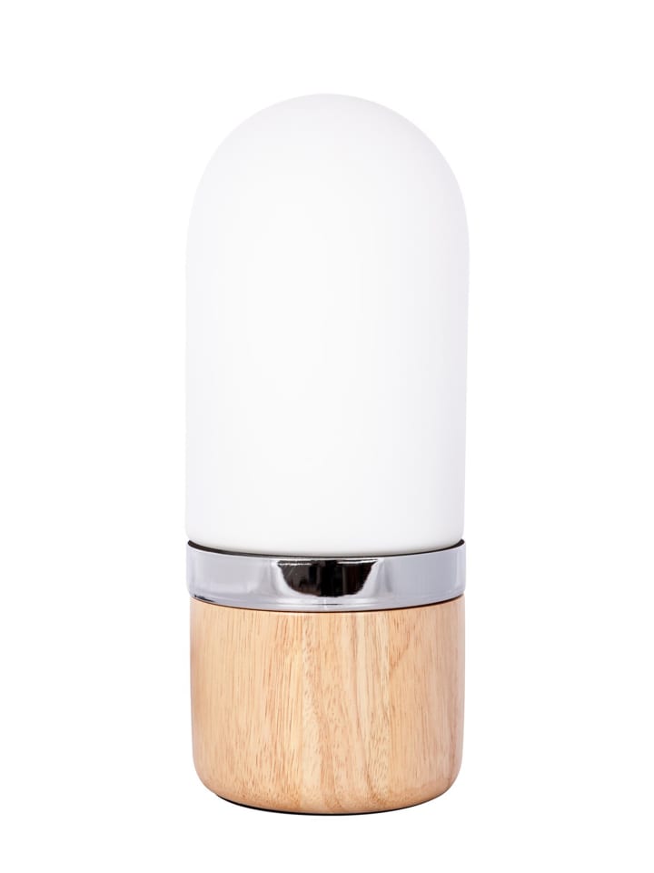 Tischlampe Dia 425 in weiß - holz