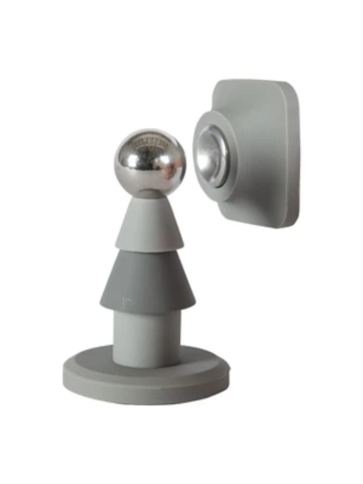 Genialo Türstopper magnetisch 2er Set Türhalter Grau in Grau