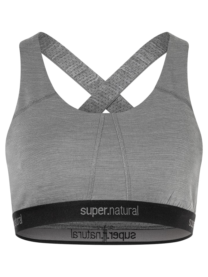 Merino Bra W FEEL GOOD BRA in grau