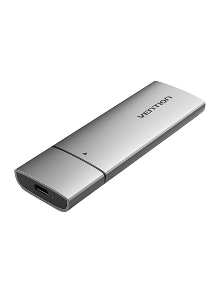 Laufwerkgehäuse Gehäuse für M.2 NGFF SDD USB3.1 USB-C Anschluss in Grau