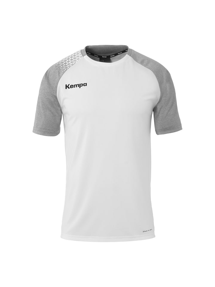 Shirt Ambition 28 Kids in weiß/dark grau melange