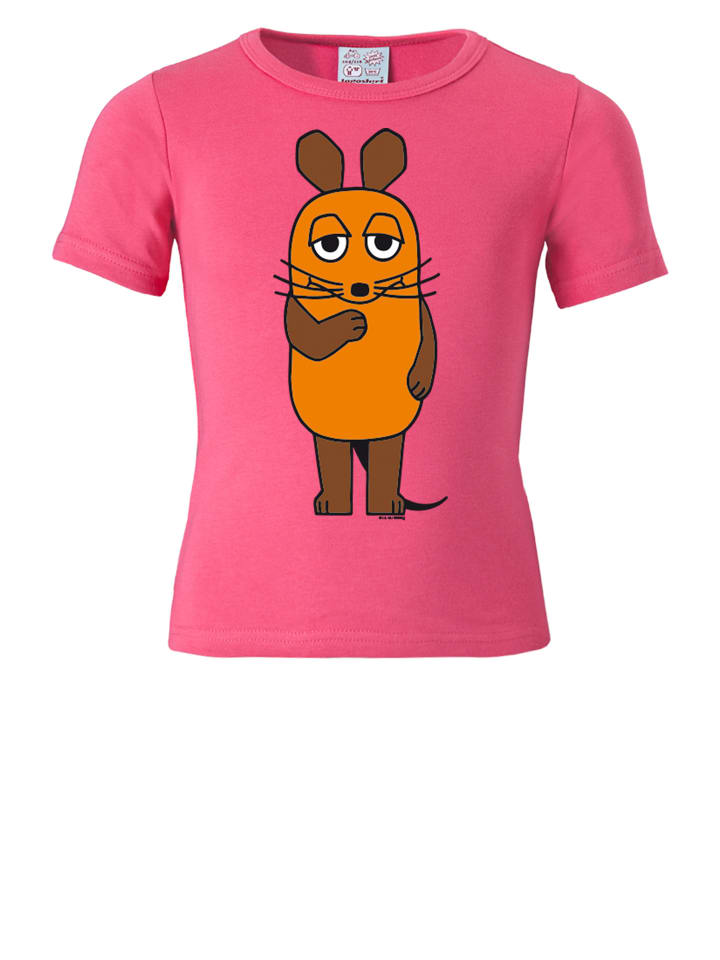 Printshirt Die Maus in pink