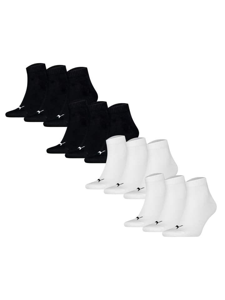 Socken 12er Pack in 2xSchwarz/2xWeiß