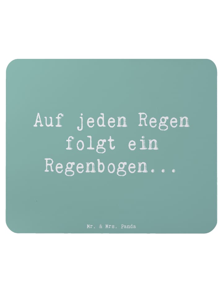 Mouse Pad Spruch Mit Enttäuschungen umgehen mit... in Meeresbrise
