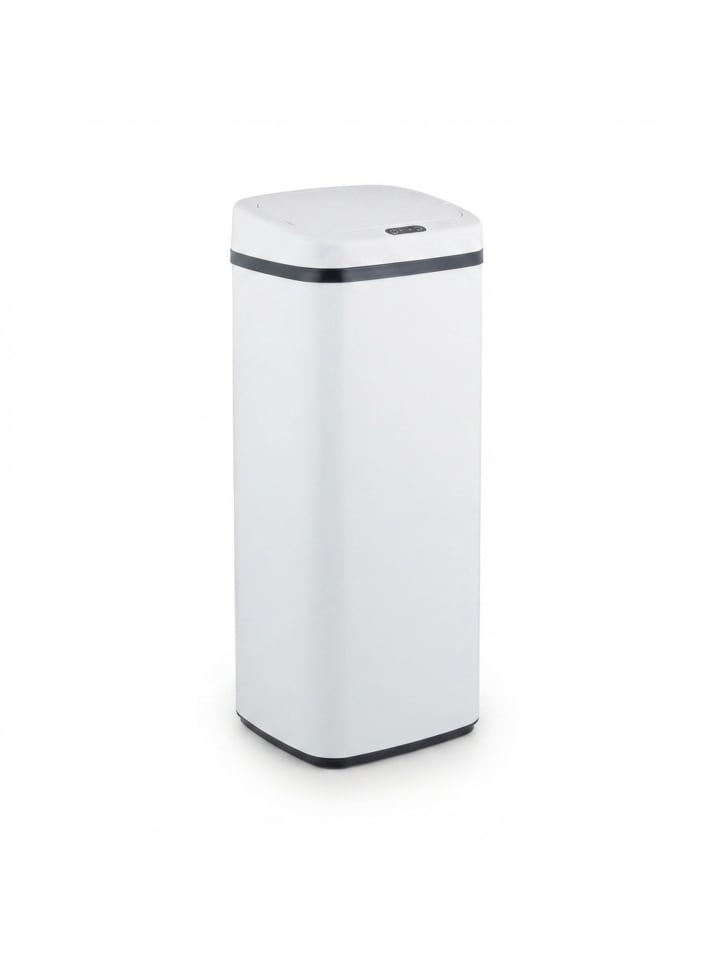 Mülleimer mit Sensor in Weiß - 50 Liter