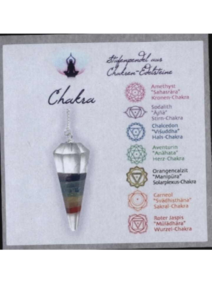 Nonbook - Chakra Pendel in Geschenkbox