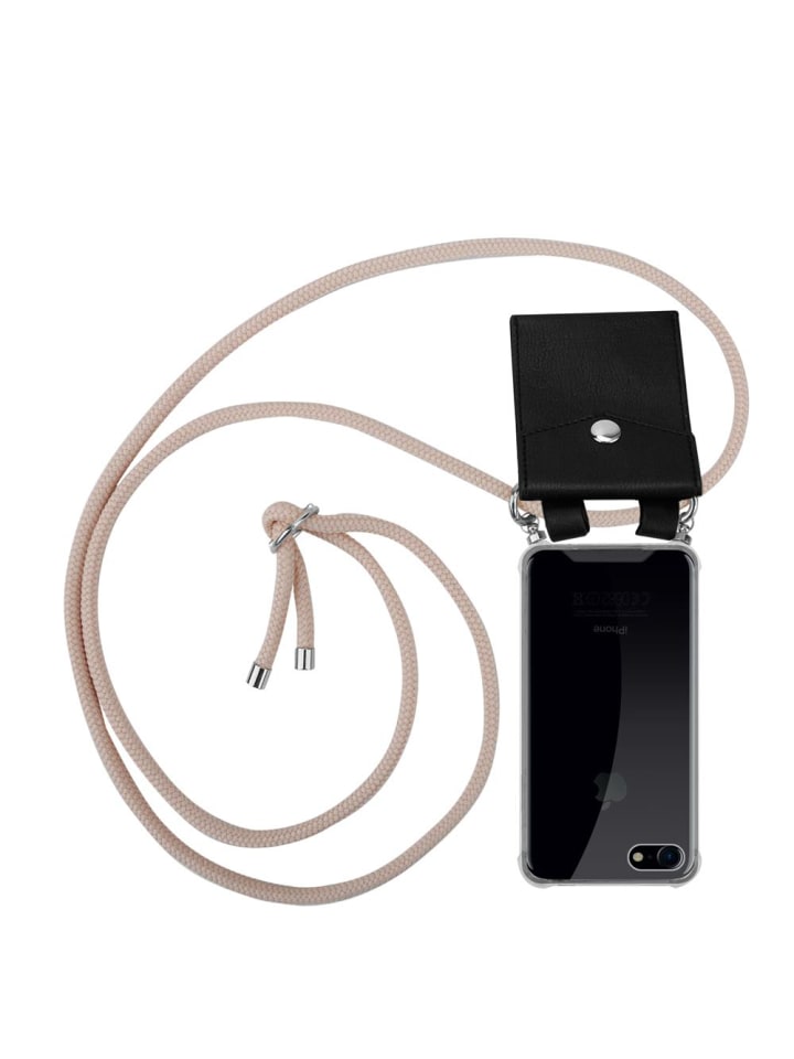 Handykette für Apple iPhone 7 / 7S / 8 / SE 2020 Hülle in PERLIG ROSÉGOLD