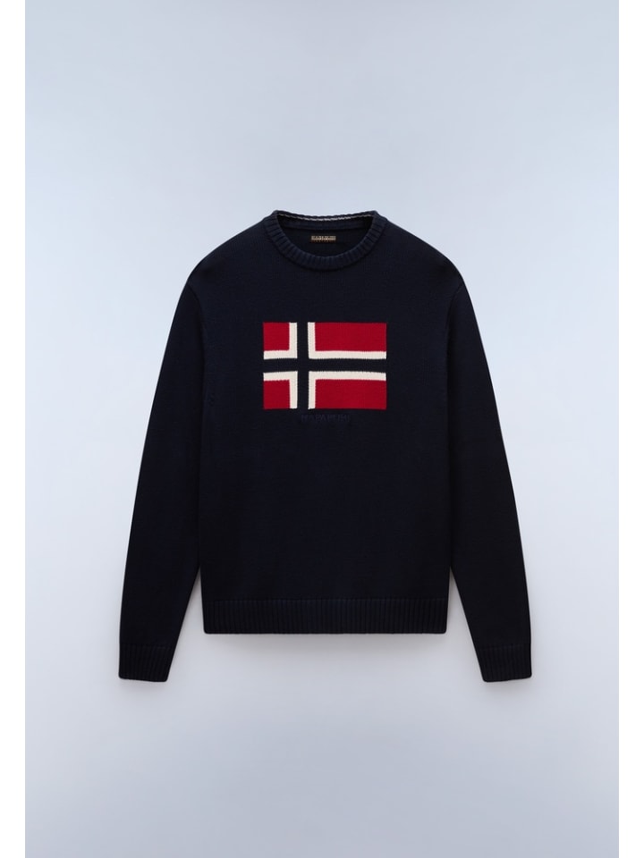 Pullover "D-Mura C" in Blau