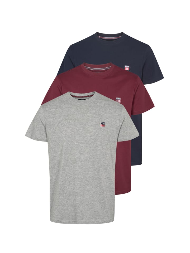 T-Shirt VMMassimo in DarkSap-PortRoyal-GreyMelange