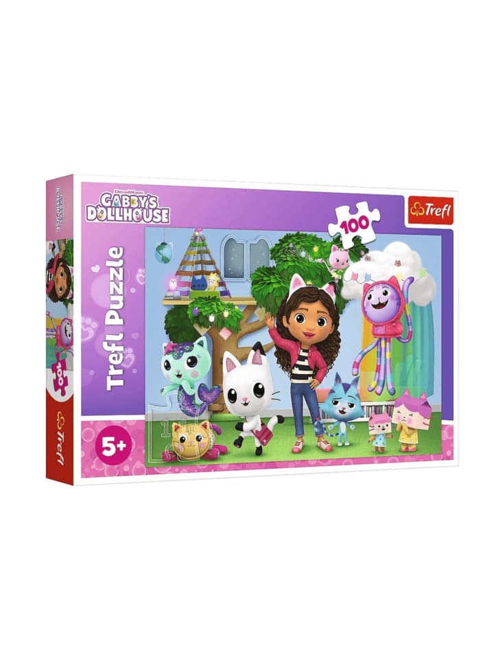 Puzzle 100 Teile. Katzenhaus Gabi Trefl 16464