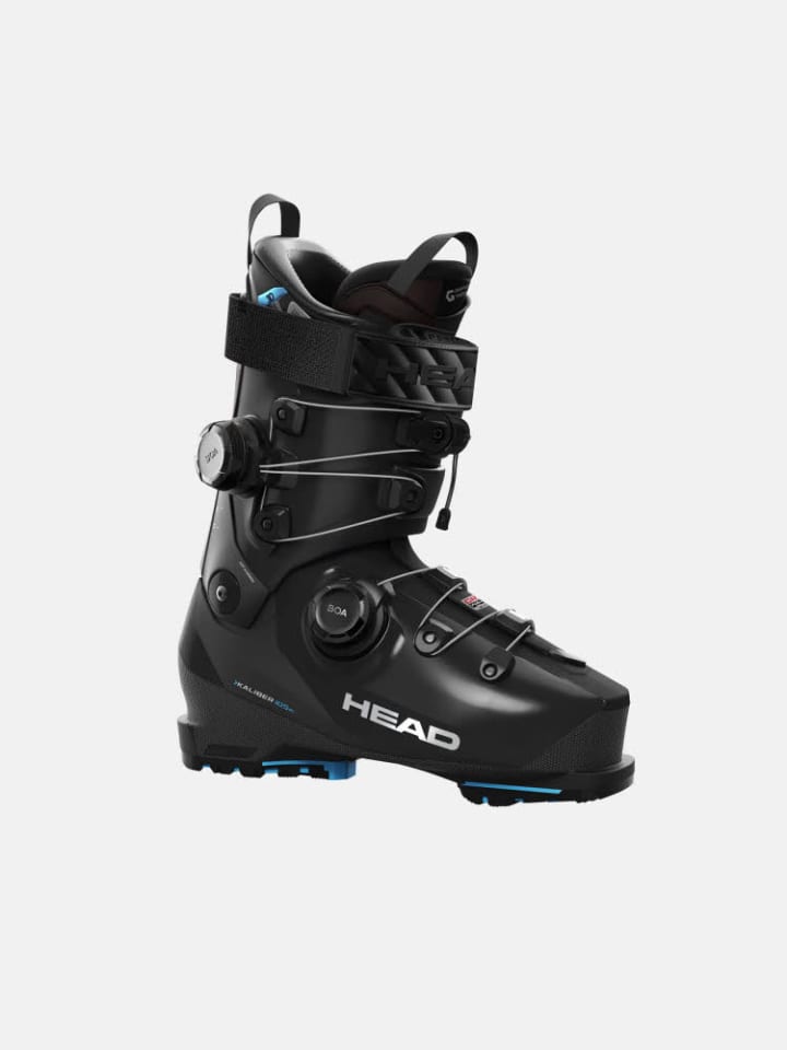 Skistiefel Alpin in schwarz