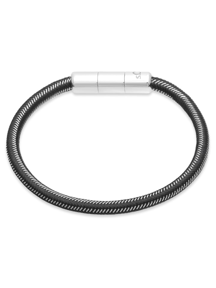 Armband Braided Band in schwarz