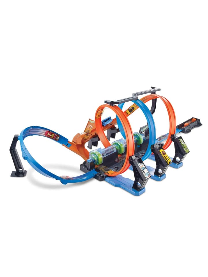 Hot Wheels Corkscrew Crash Streckenset & Spielzeugauto Looping 5+