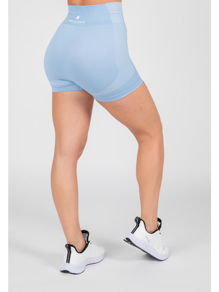 Nahtloses Shorts - Selah - Blue clair