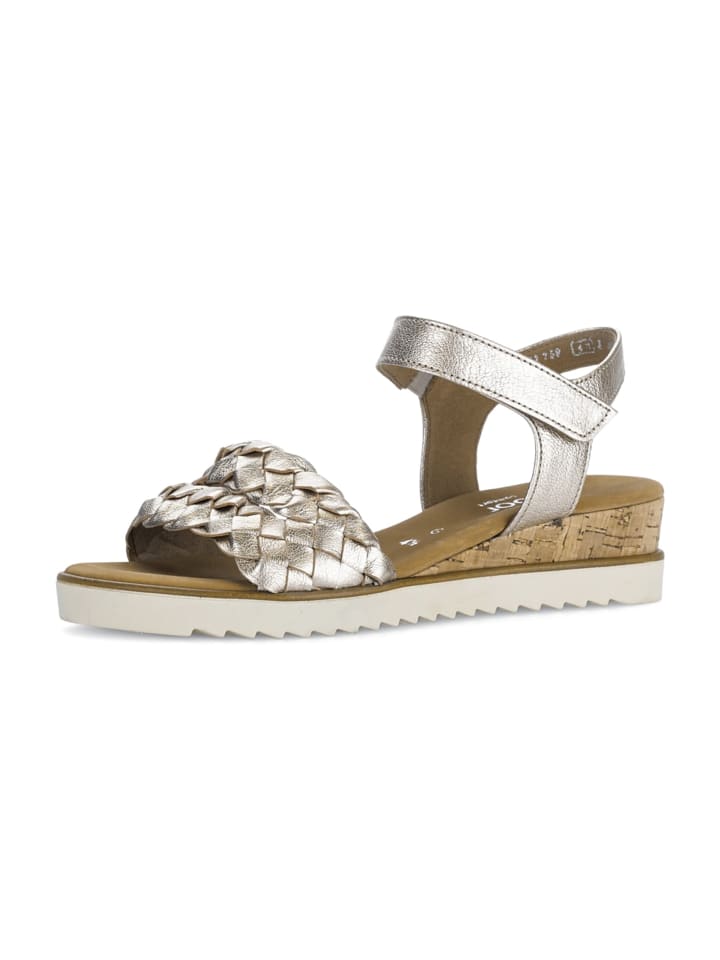 Sandalen in Gold