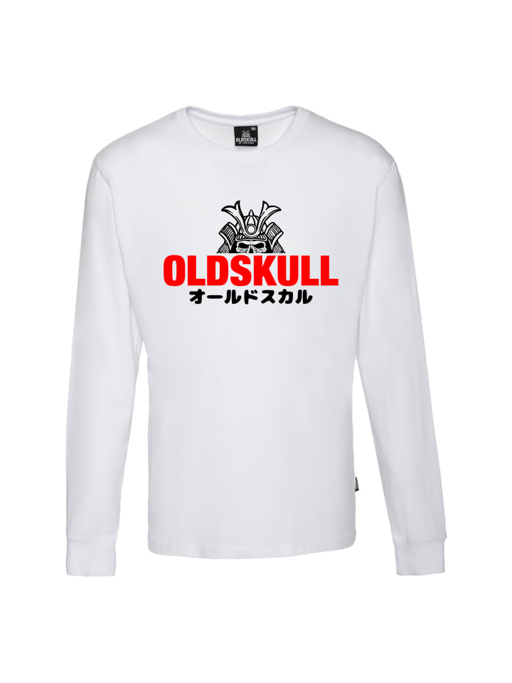 Langarmshirt Samurai in White